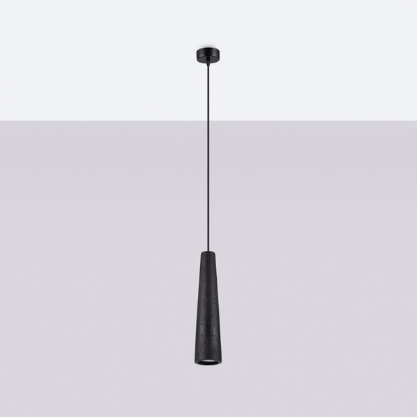 Pendant light ELECTRA Black Concrete