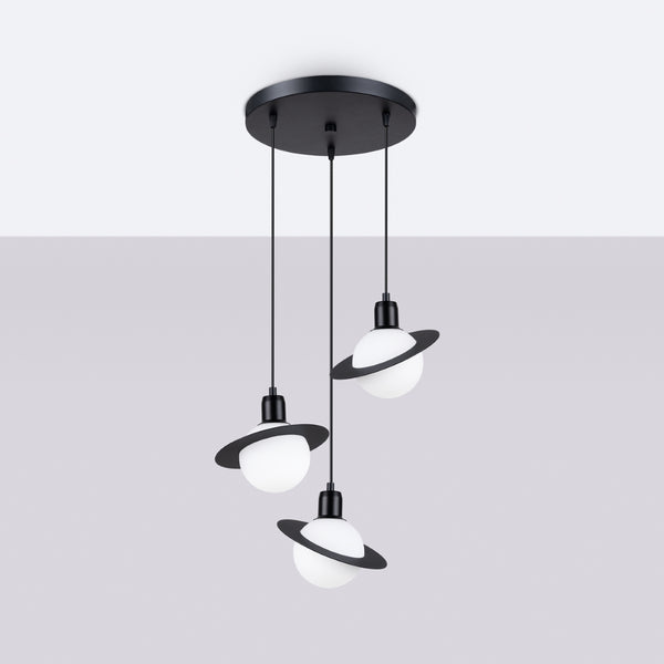 Pendant light HYPERION 3P Black