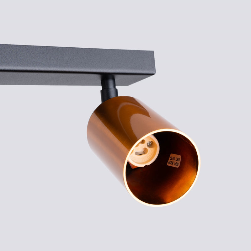 Ceiling WINX 3 black/copper