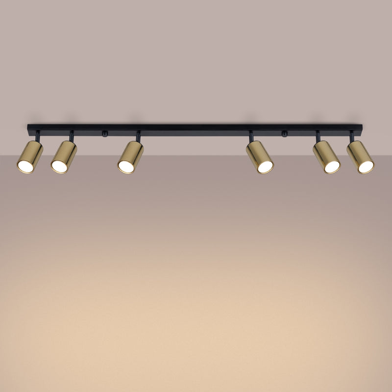 Ceiling WINX 6L black/gold