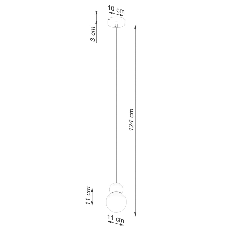 PEKKA 1 hanglamp wit/natuurlijk hout