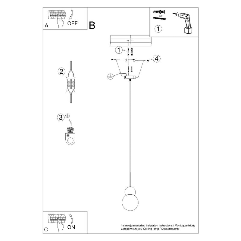 PEKKA 1 hanglamp wit/natuurlijk hout