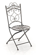 Iron garden chair Indra