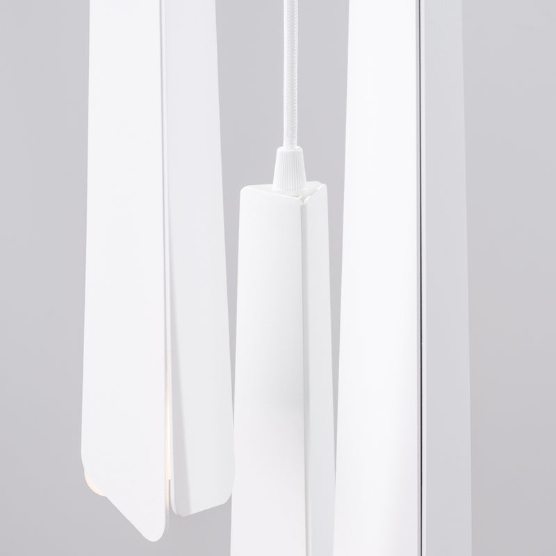 Pendant lamp PRYSM 3P white