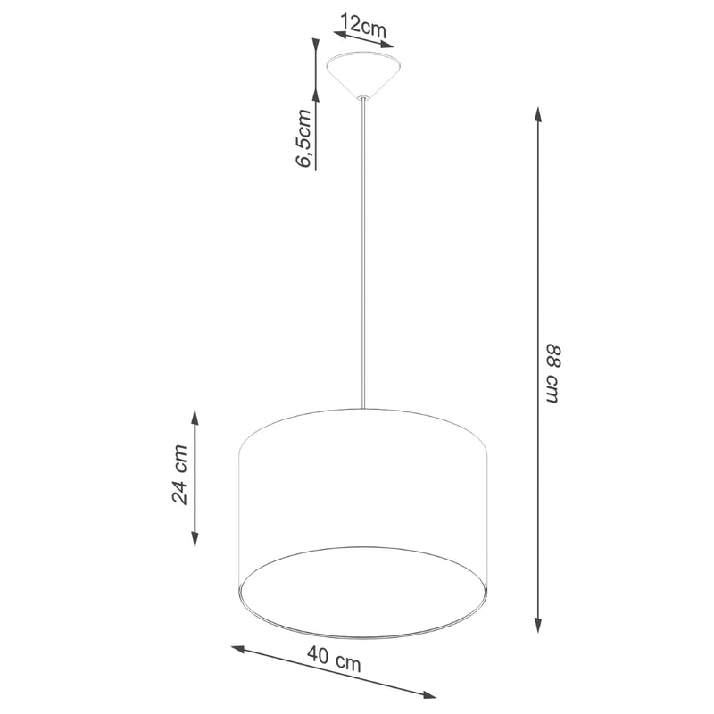 NOVA 40 hanglamp wit