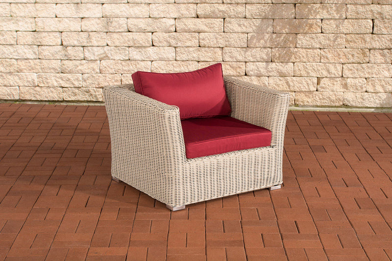 Polyrattan Sessel Mandal 5mm