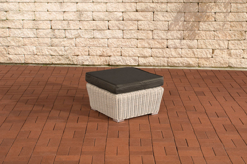 Polyrattan Fußhocker Hocker Mandal