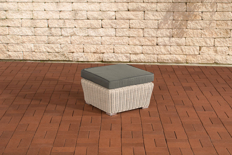 Polyrattan Fußhocker Hocker Mandal