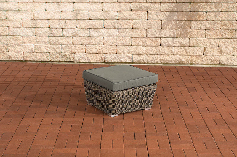 Polyrattan Fußhocker Hocker Mandal