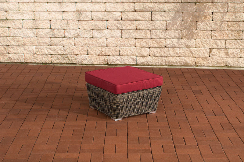 Polyrattan Fußhocker Hocker Mandal