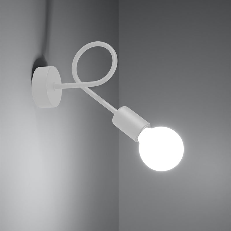 Wandlamp LOOP wit