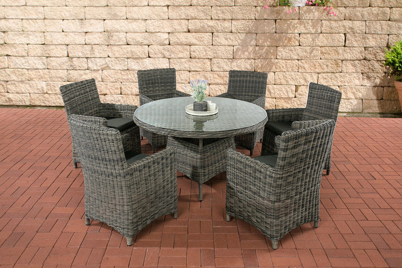 Polyrattan seating group Larino 5mm