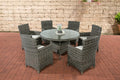 Polyrattan seating group Larino 5mm