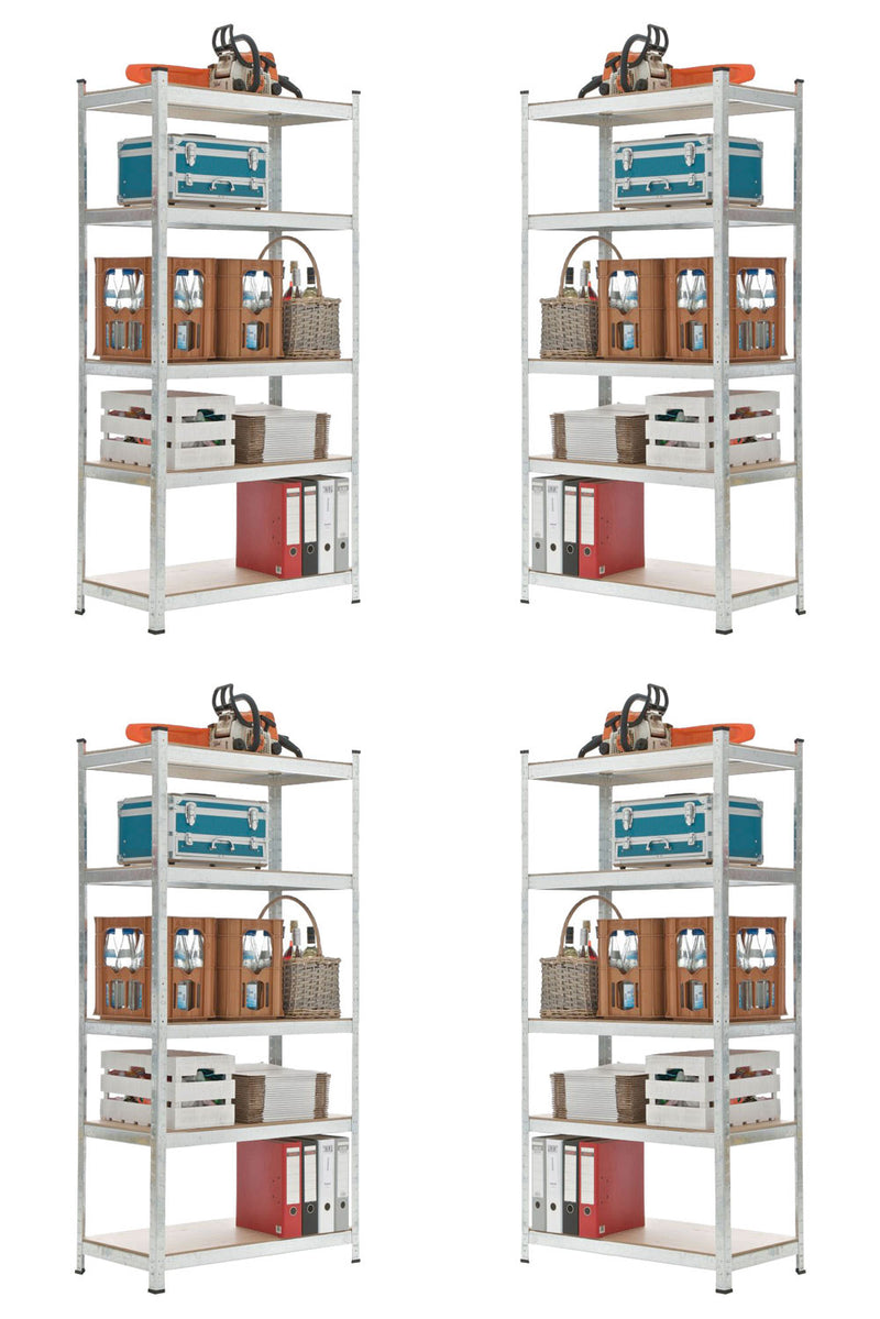 4er Set Steckregal 90x40x180