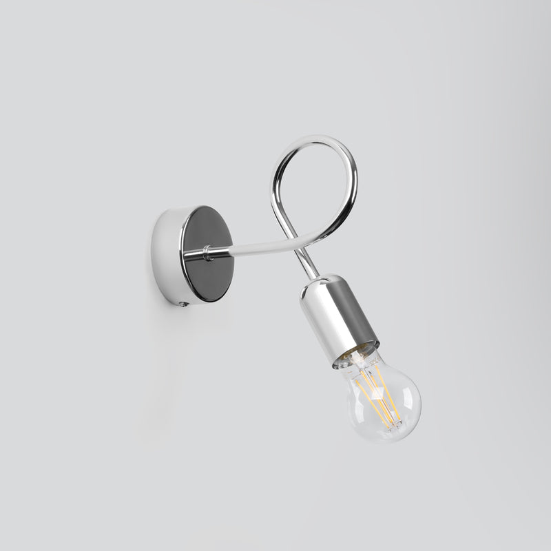 Wall light LOOP chrome