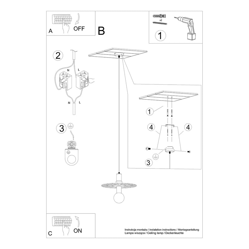 SIRKEL 30 hanglamp zwart