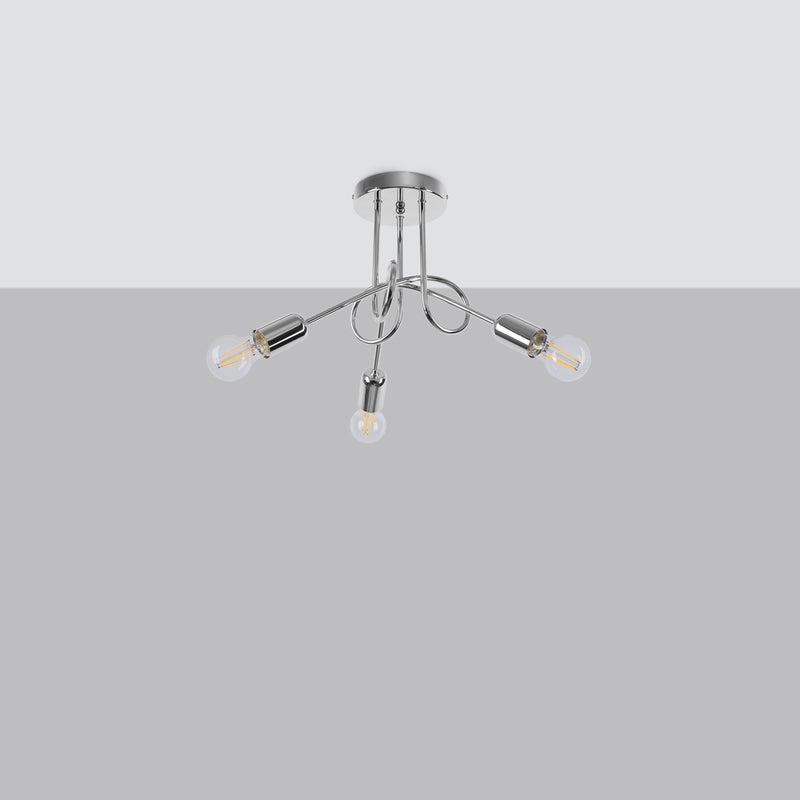 Chandelier LOOP 3 chrome