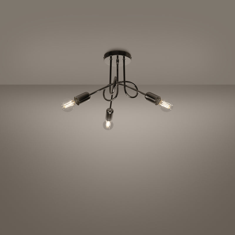 Chandelier LOOP 3 chrome