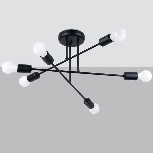 Chandelier NORAH 6R black