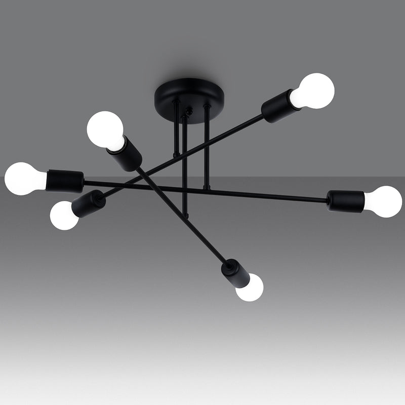 Chandelier NORAH 6R black