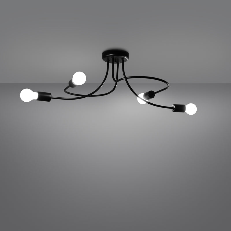 Chandelier LEVAR black