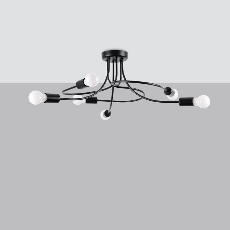 Chandelier LEVAR 6 black