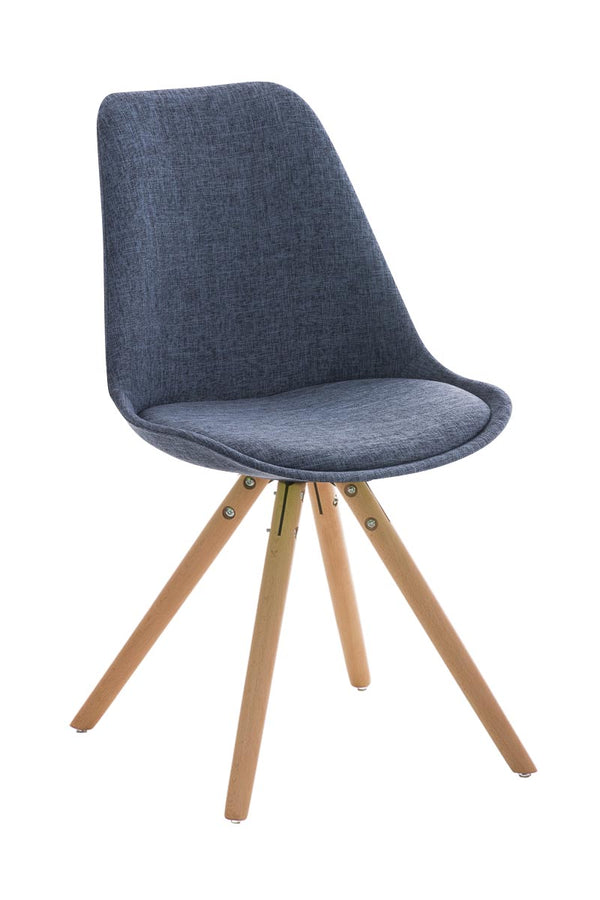 Visitor chair Pegleg fabric round