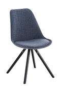 Visitor chair Pegleg fabric round