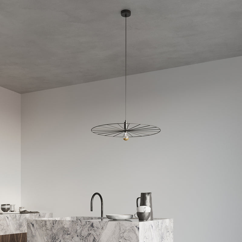 SIRKEL 60 hanging light black