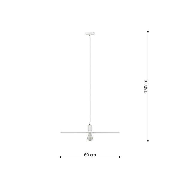 SIRKEL 60 hanglamp zwart