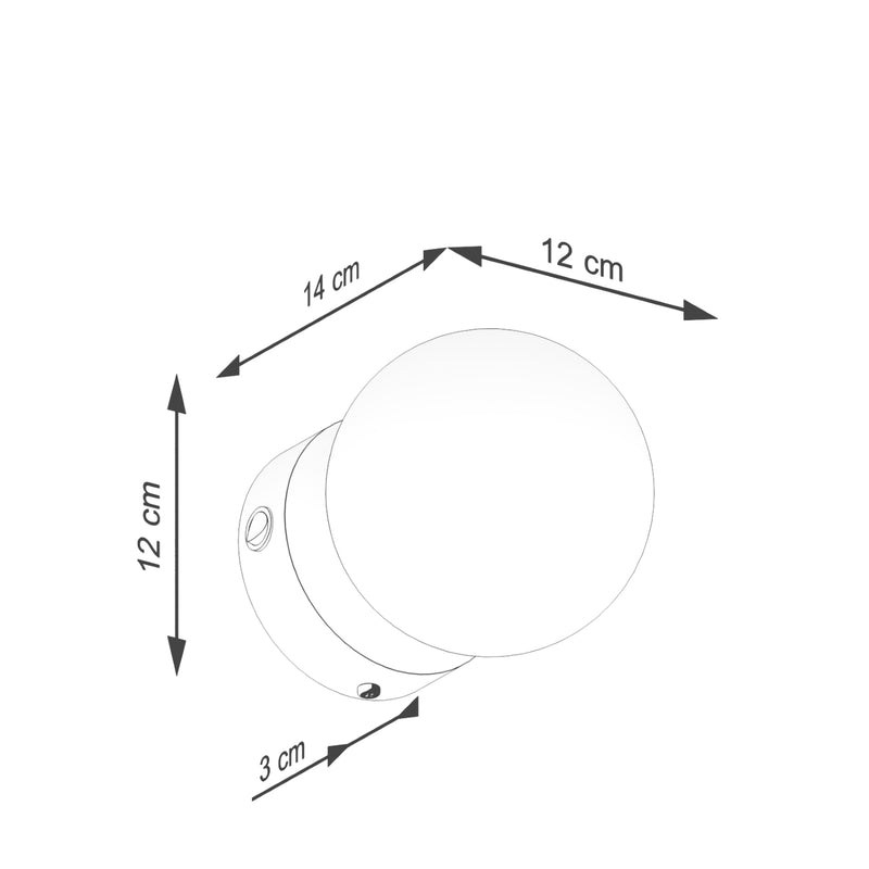 Wandlampe YOLI 1 Weiß – Moderne Wandbeleuchtung mit stilvollem Design