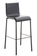 Bar stool Avola leather flat B78