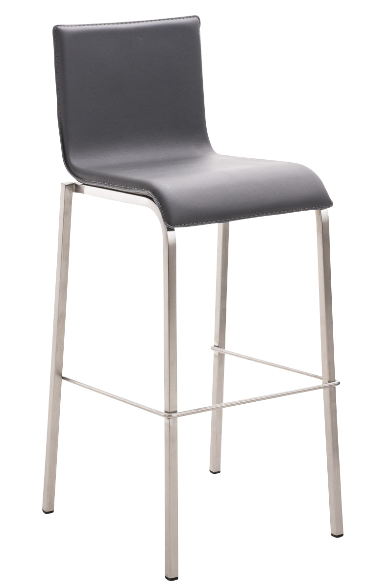 Bar stool Avola leather flat E78