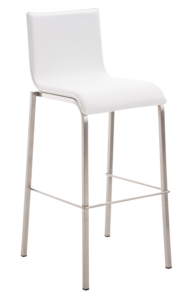 Bar stool Avola leather flat E78