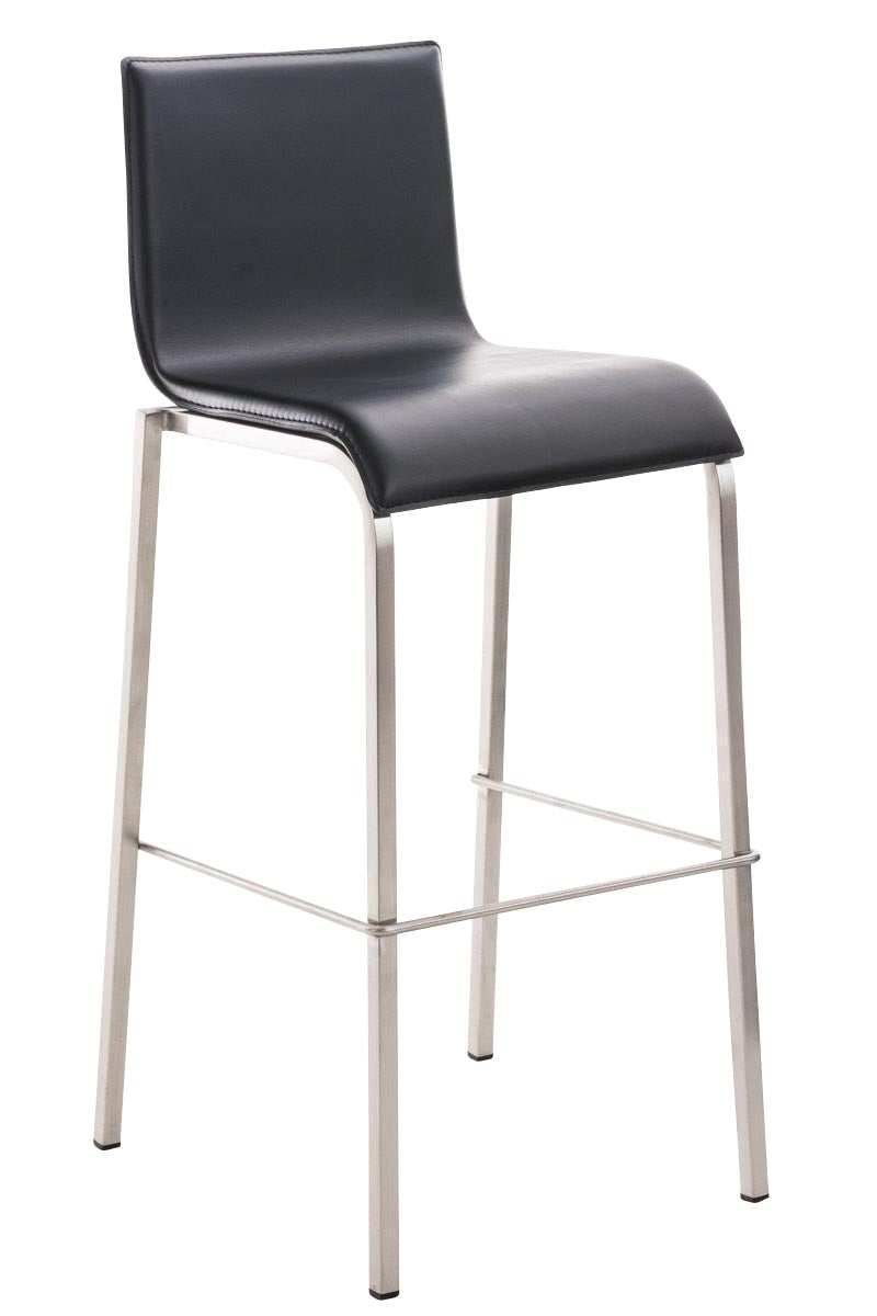 Bar stool Avola leather flat E78