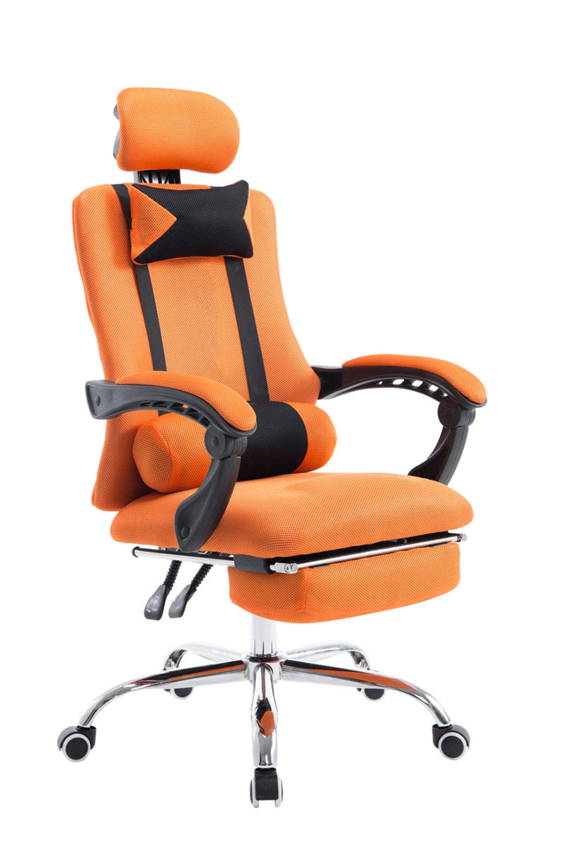 Fellow gaming office chair with integrated footrest