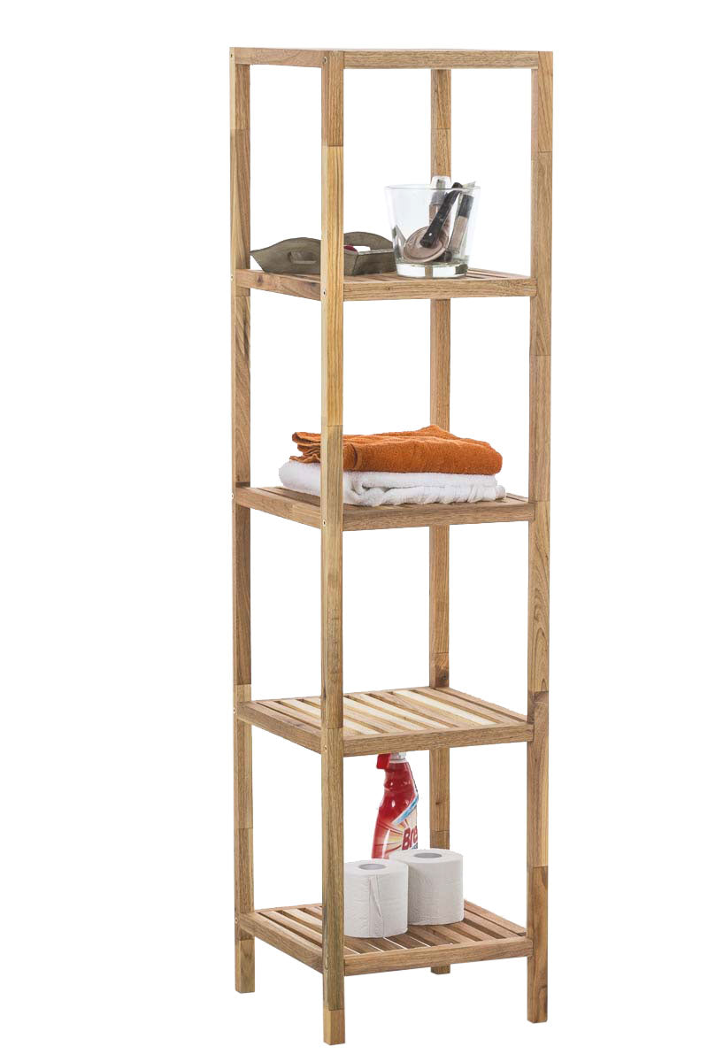 Wooden standing shelf