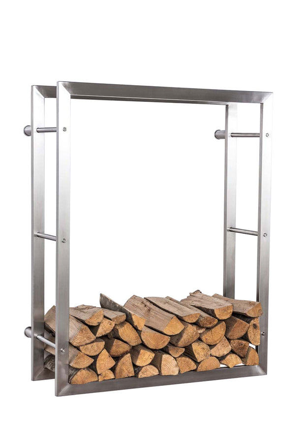 Firewood rack Keri wall stainless steel