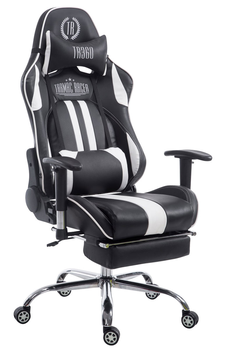 Gaming office chair Limit faux leather with/without footrest