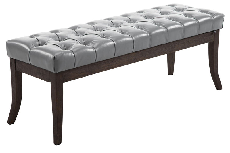 Ramses bench imitation leather antique dark