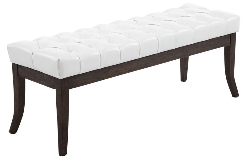 Ramses bench imitation leather antique dark