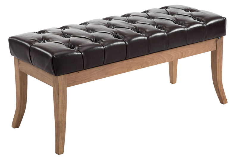 Ramses bench imitation leather antique-light