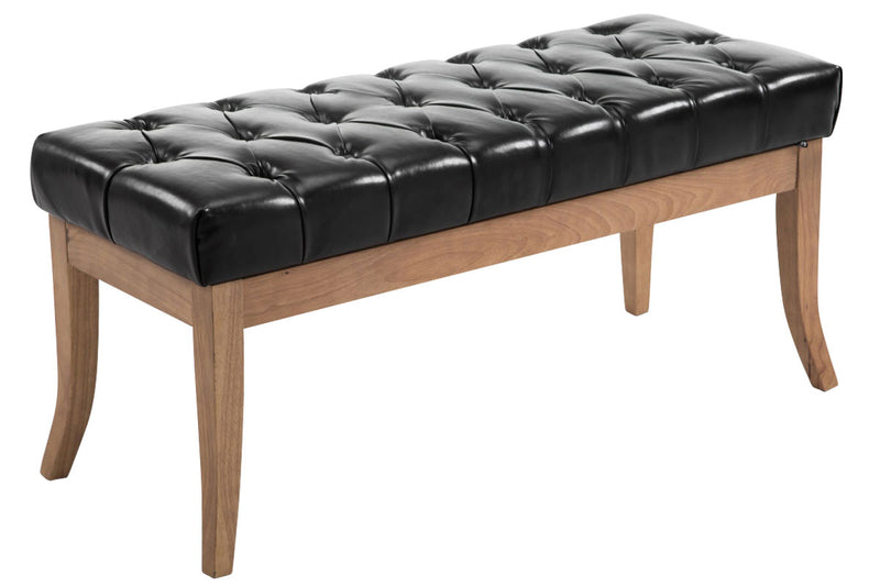 Ramses bench imitation leather antique-light