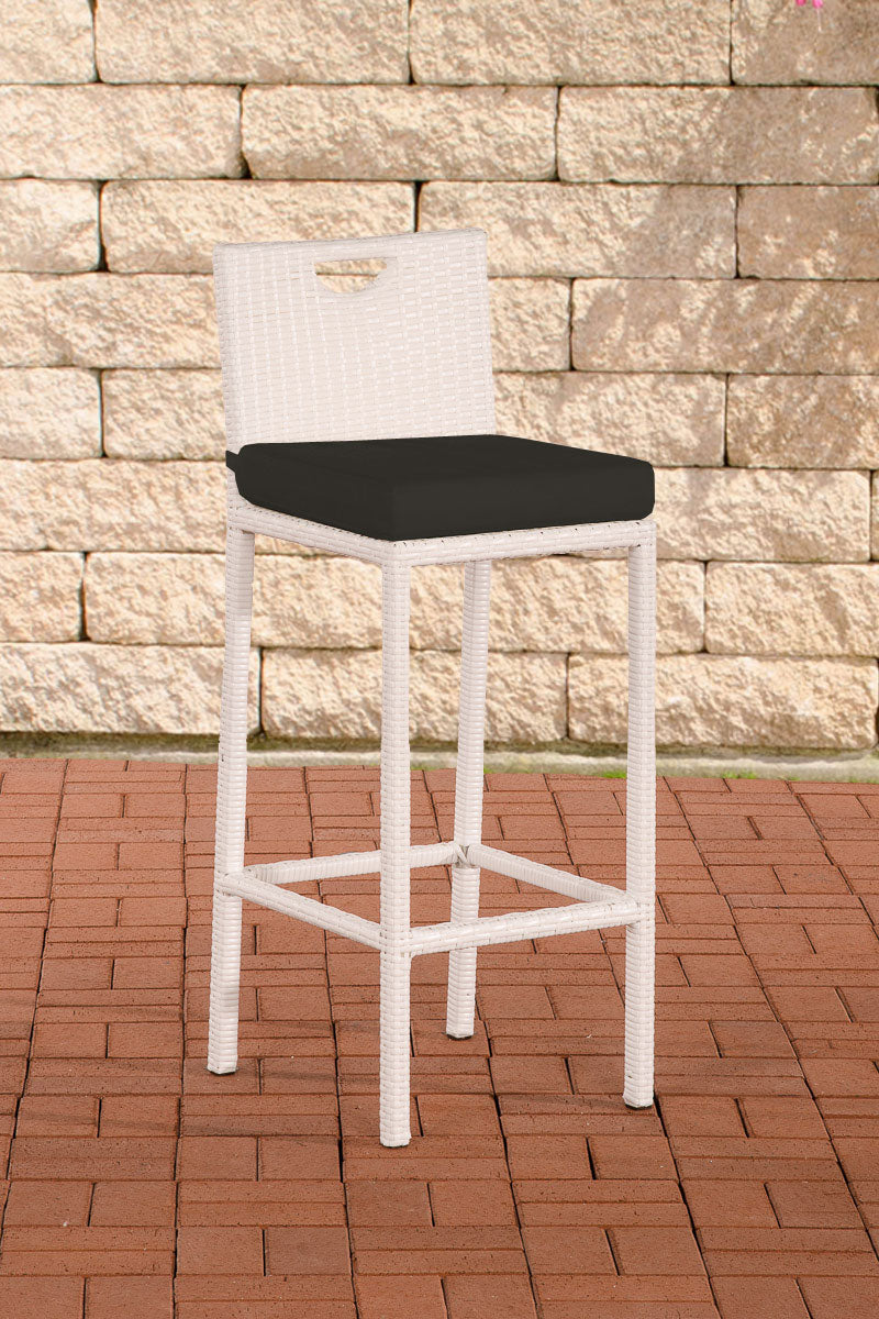 Polyrattan garden bar stool Mari