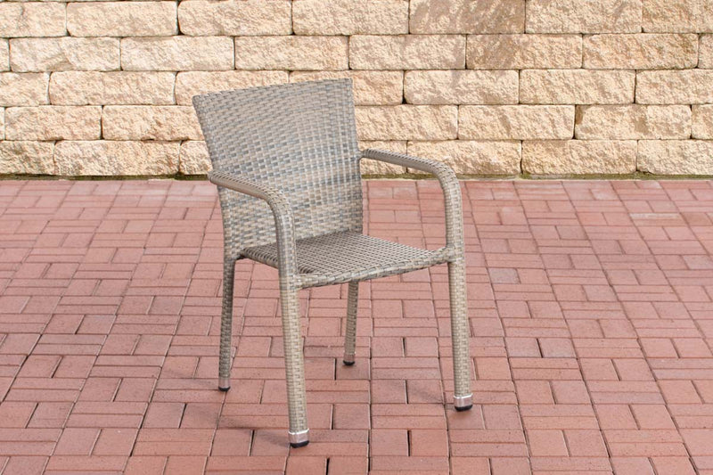 Polyrattan stacking chair Leonie