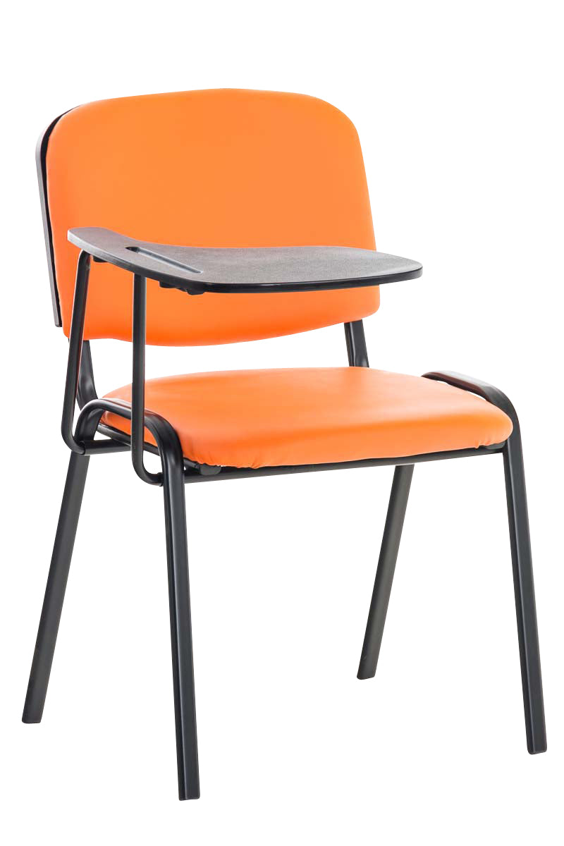 Ken chair with folding table imitation leather