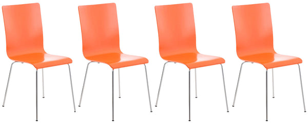 Set van 4 PEPE wachtkamerstoelen