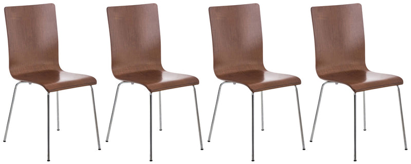 Set van 4 PEPE wachtkamerstoelen