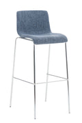 Bar stool Hover fabric 4-leg frame