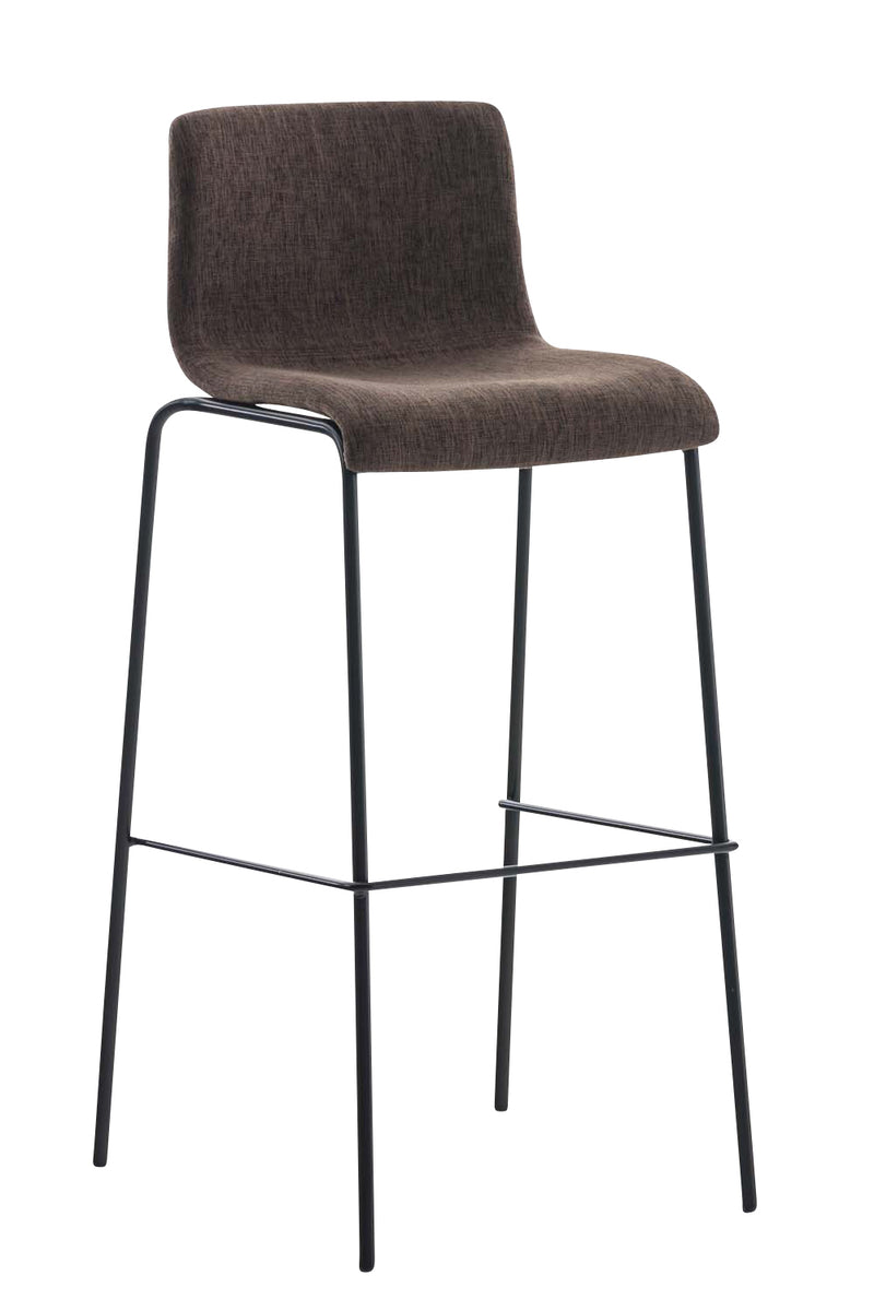 Bar stool Hover fabric 4-leg frame